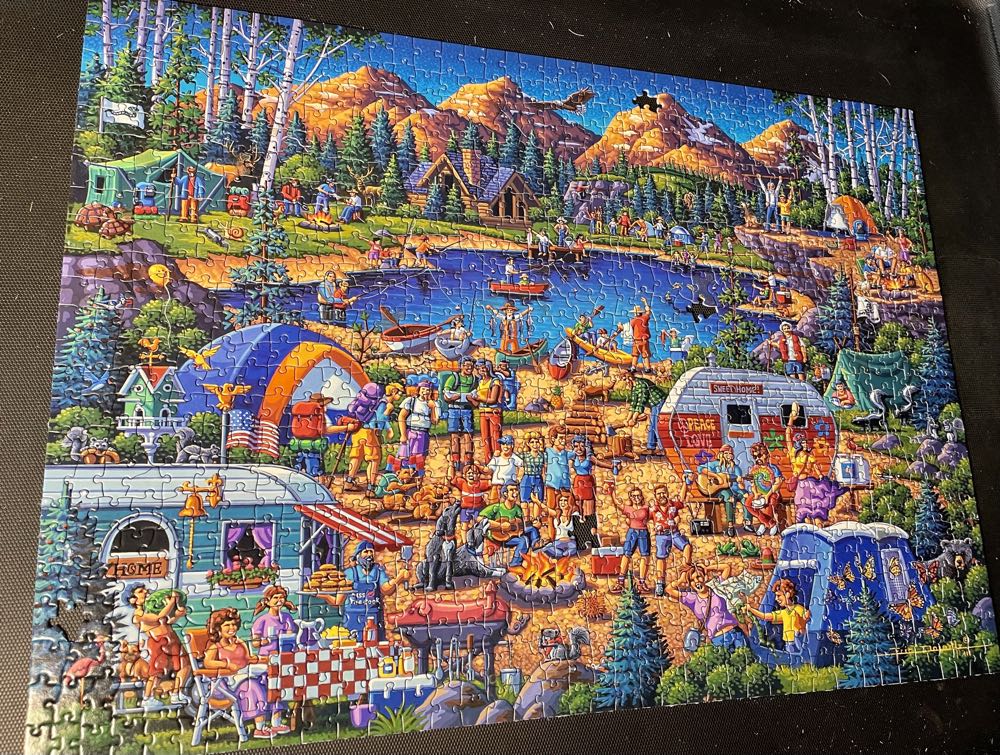 Camping Adventure — Seth - Dowdle puzzle collectible [Barcode 671095104562] - Main Image 2