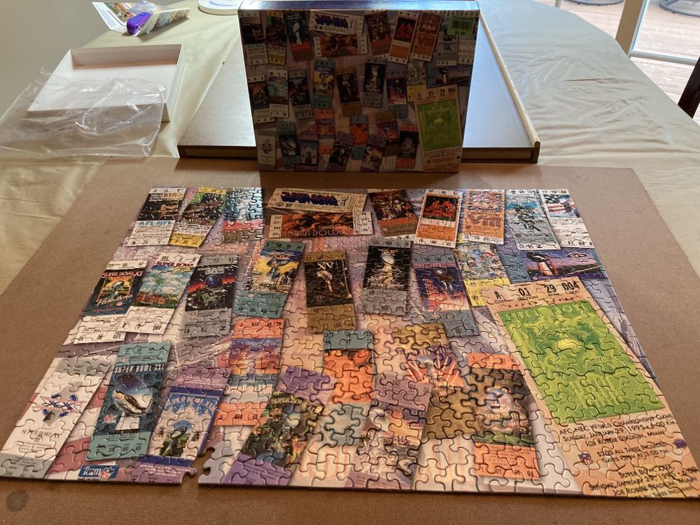 Super Bowl Ticket - Springbok puzzle collectible - Main Image 2