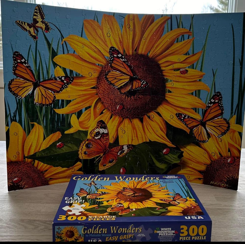 Golden Wonders  - White Mountain puzzle collectible [Barcode 724819251247] - Main Image 2