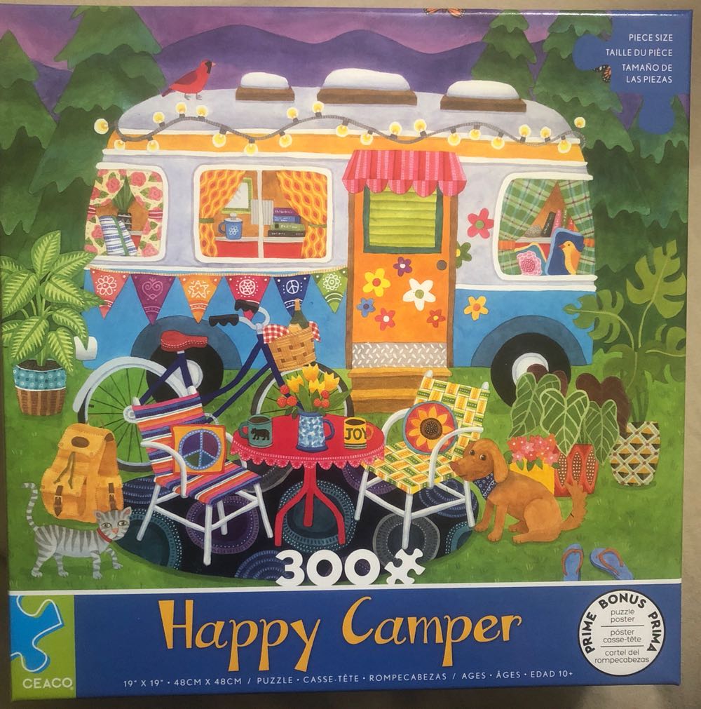 Happy Camper - Mountain Camper - Ceaco puzzle collectible - Main Image 1