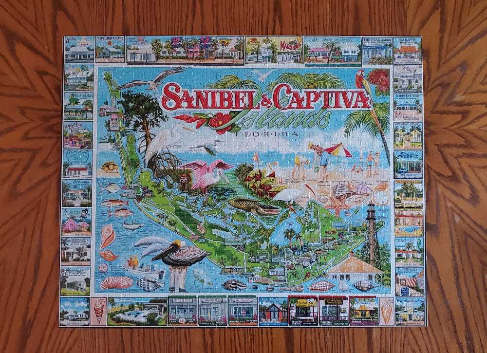 ZZ - Sanibel & Captiva (TRADED) - White Mountain puzzle collectible [Barcode 724819247004] - Main Image 2