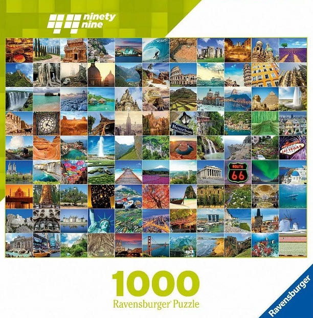 99 Beautiful Places on Earth - Ravensburger puzzle collectible [Barcode 4005556824878] - Main Image 2
