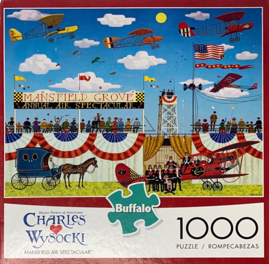 Mansfield Air Spectacular - Buffalo Games puzzle collectible [Barcode 079346114658] - Main Image 2