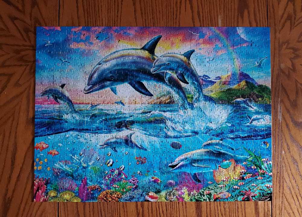 Dolphin Paradise - Buffalo Games puzzle collectible [Barcode 079346117093] - Main Image 2