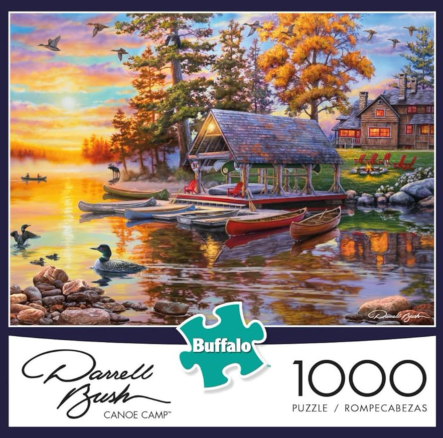 Canoe Camp - Buffalo Games puzzle collectible - Main Image 2