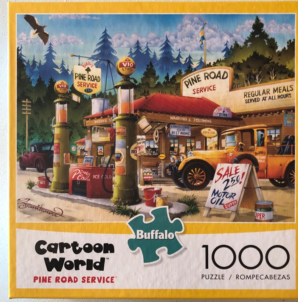 Cartoon World: Pine Road Service - Buffalo puzzle collectible [Barcode 079346115259] - Main Image 2