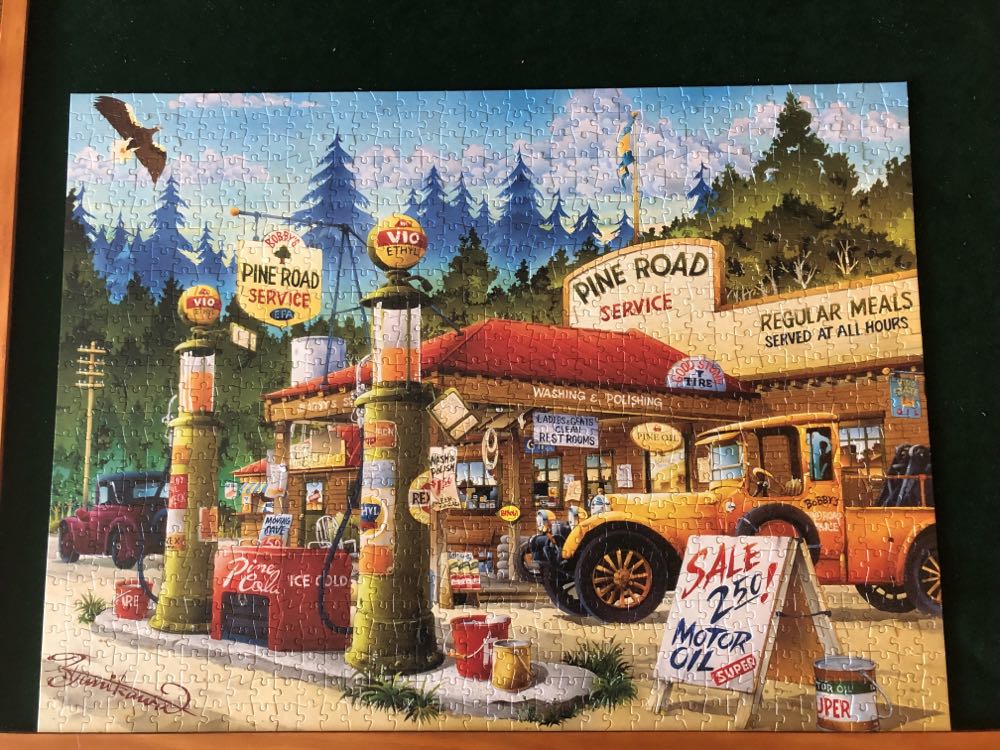 Cartoon World: Pine Road Service - Buffalo puzzle collectible [Barcode 079346115259] - Main Image 3