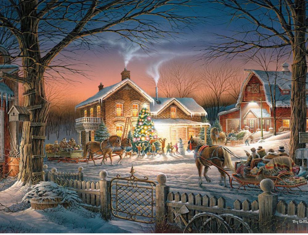 Trimming the Tree - Buffalo puzzle collectible [Barcode 079346115877] - Main Image 2