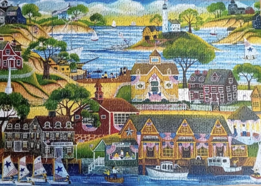 July 4th Seaside Celebration - Crown point graphics puzzle collectible [Barcode 713755918437] - Main Image 3