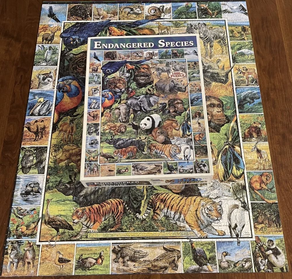 Endangered Species (Pending) - White Mountain Puzzles puzzle collectible [Barcode 724819248209] - Main Image 3