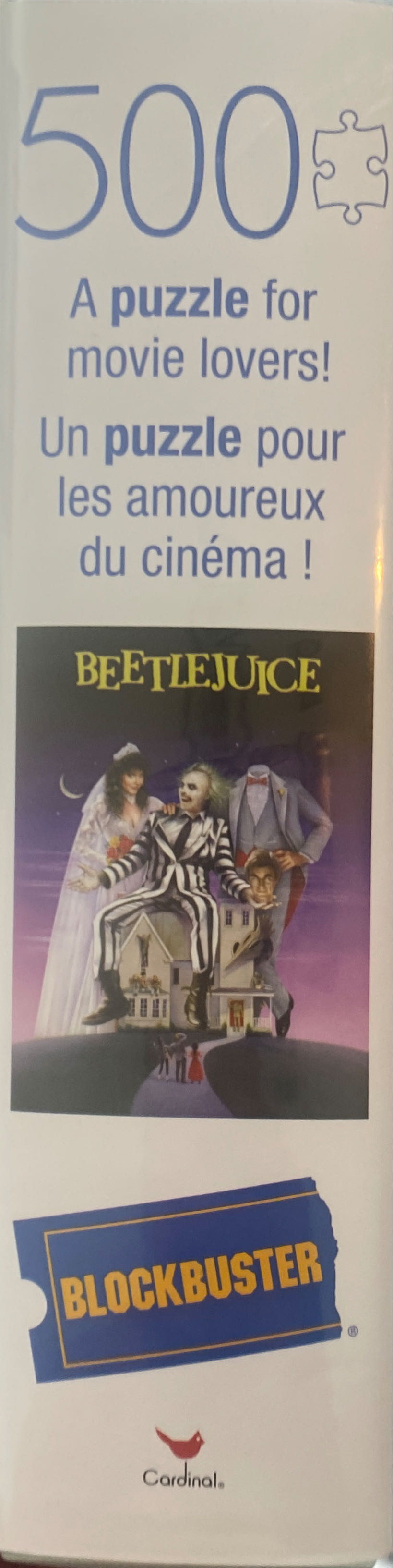 0083 Cardinal: Blockbuster - Beetlejuice - Cardinal puzzle collectible [Barcode 778988301418] - Main Image 3