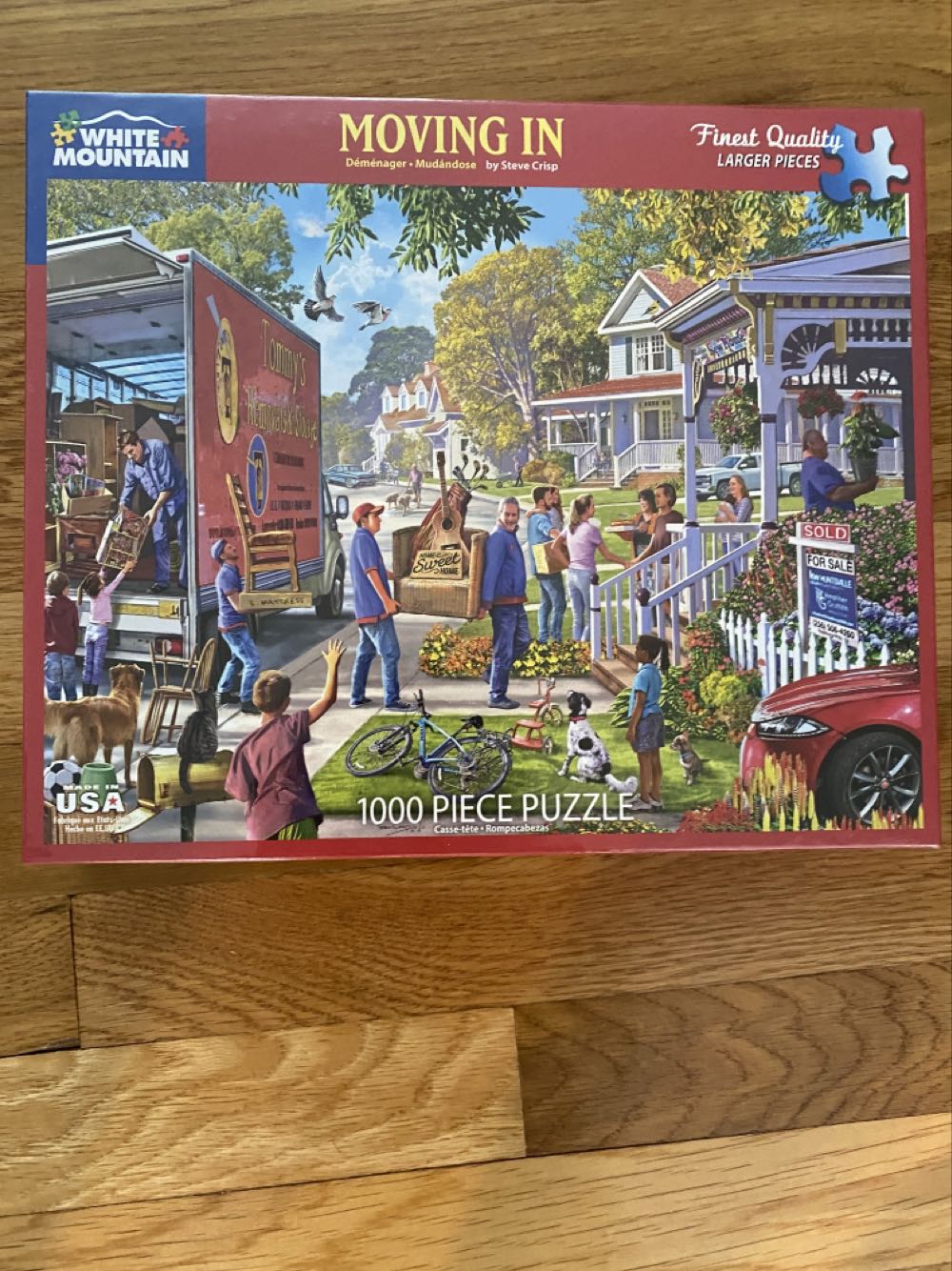 Moving In - White Mountain puzzle collectible [Barcode 724819264643] - Main Image 4
