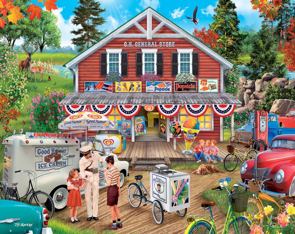 Good Humor General Store - White Mountain puzzle collectible [Barcode 724819264629] - Main Image 2