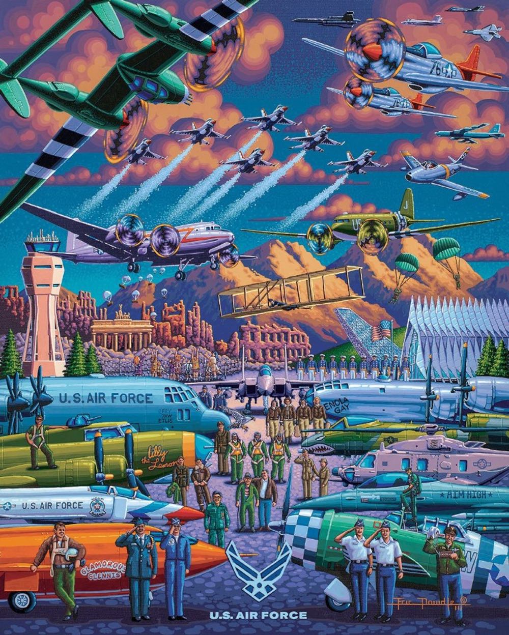 U.S. Air Force - Dowdle puzzle collectible [Barcode 671095204293] - Main Image 2