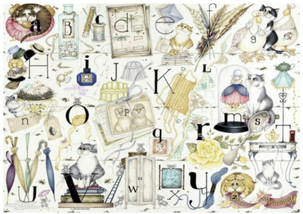 Crazy Cat Alphabet - Ravensburger puzzle collectible [Barcode 4005556820061] - Main Image 2