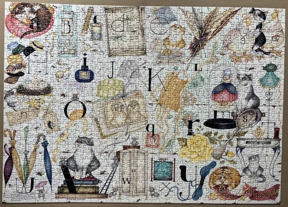 Crazy Cat Alphabet - Ravensburger puzzle collectible [Barcode 4005556820061] - Main Image 3