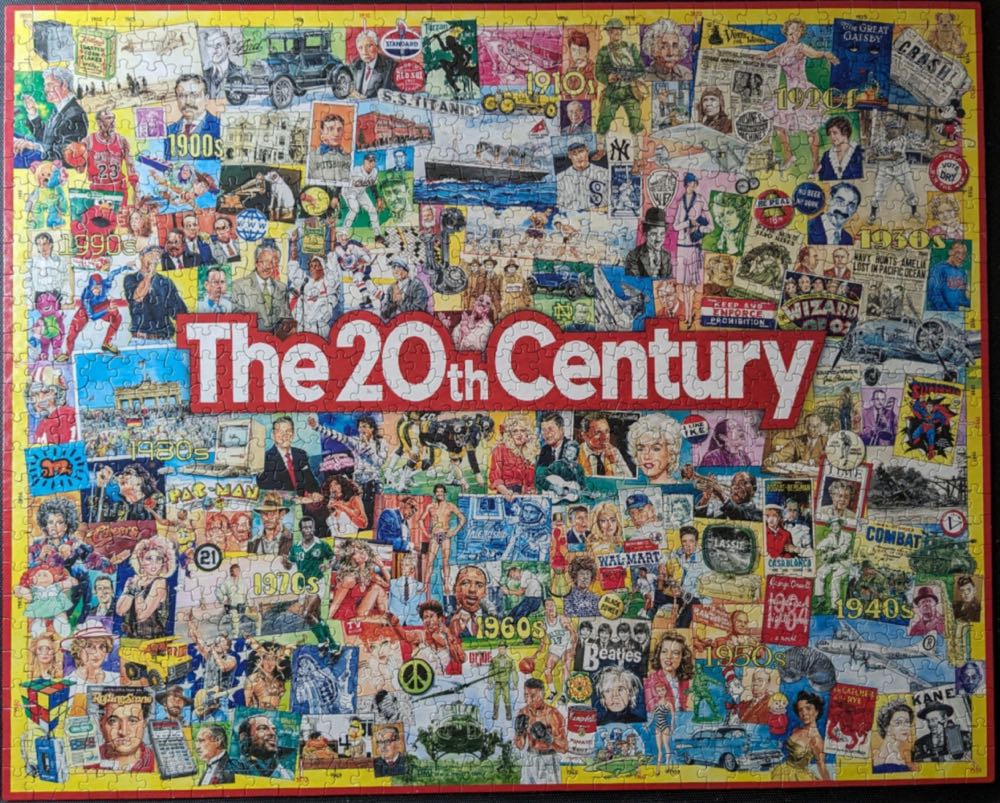 The 20th Century - White Mountain puzzle collectible [Barcode 724819264292] - Main Image 2