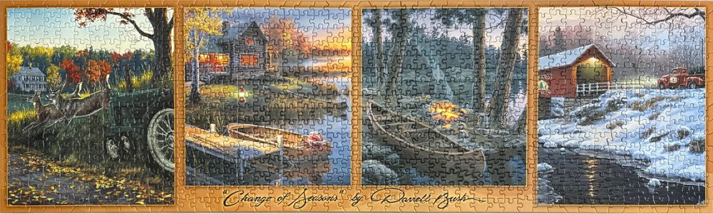 DONE: Change Of Seasons - Buffalo puzzle collectible [Barcode 079346140312] - Main Image 2