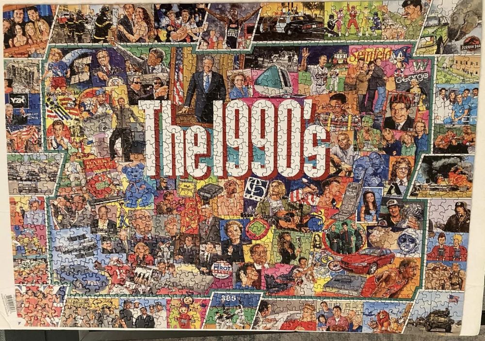 The 1990’s - White Mountain puzzle collectible [Barcode 724819255368] - Main Image 2