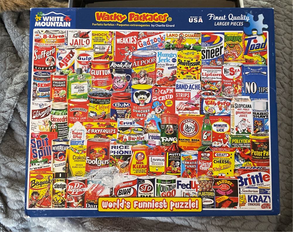 Wacky Packages - White Mountain Puzzles puzzle collectible [Barcode 724819256709] - Main Image 3