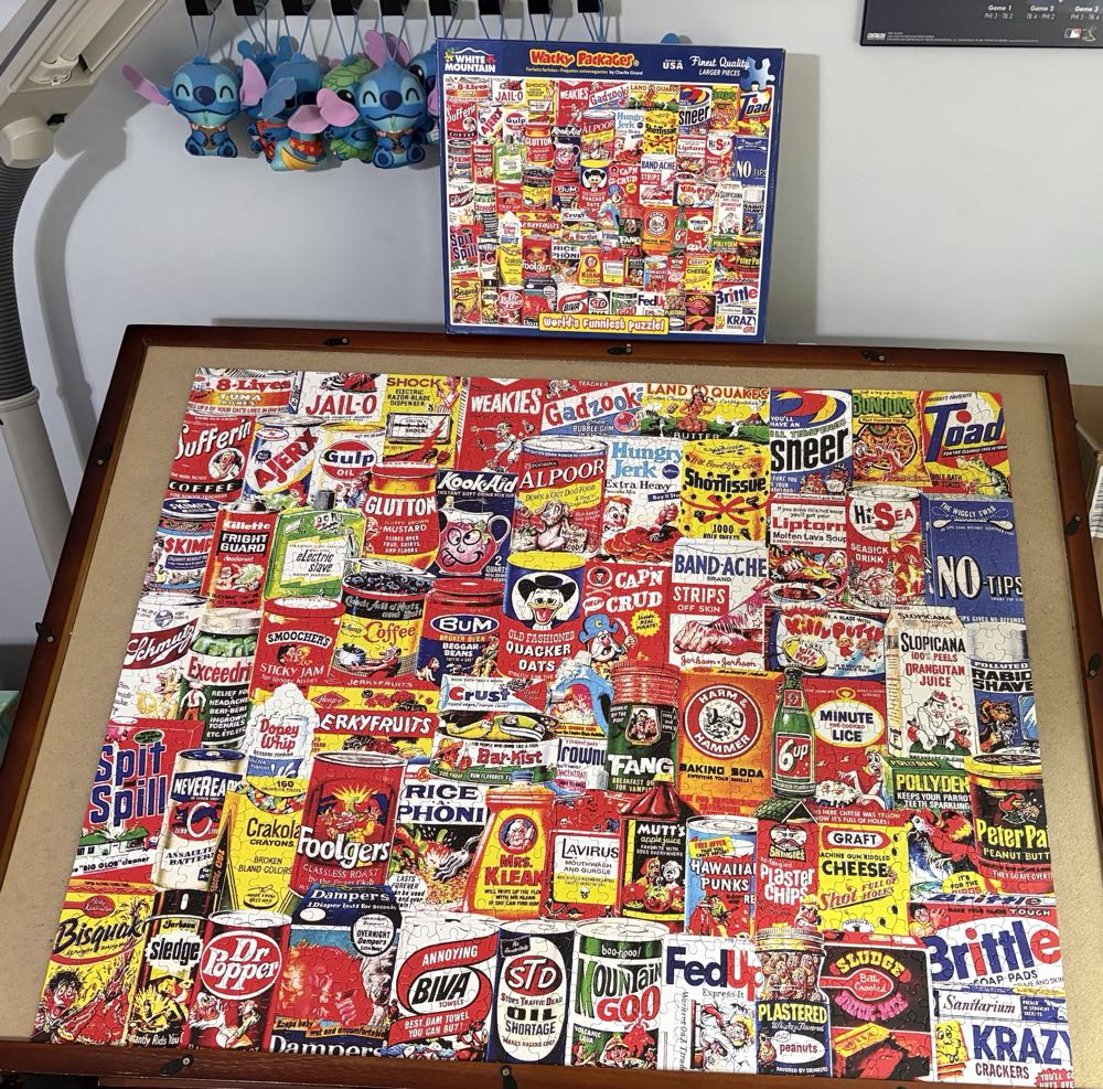 Wacky Packages - White Mountain Puzzles puzzle collectible [Barcode 724819256709] - Main Image 4