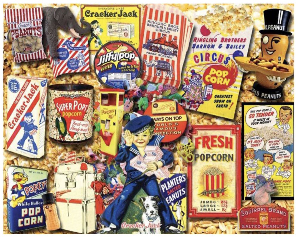 Favorite Snacks - White Mountain puzzle collectible [Barcode 724819259991] - Main Image 2