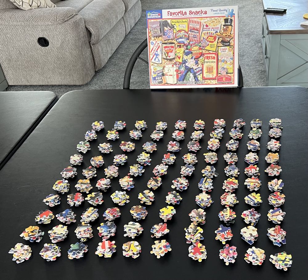 Favorite Snacks - White Mountain puzzle collectible [Barcode 724819259991] - Main Image 3