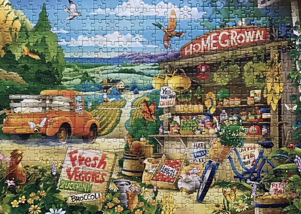 Morning In The Countryside - Trefl puzzle collectible [Barcode 5900511373523] - Main Image 2