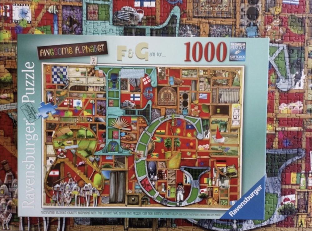 Awesome Alphabet F&G - Ravensburger puzzle collectible [Barcode 4005556167616] - Main Image 4