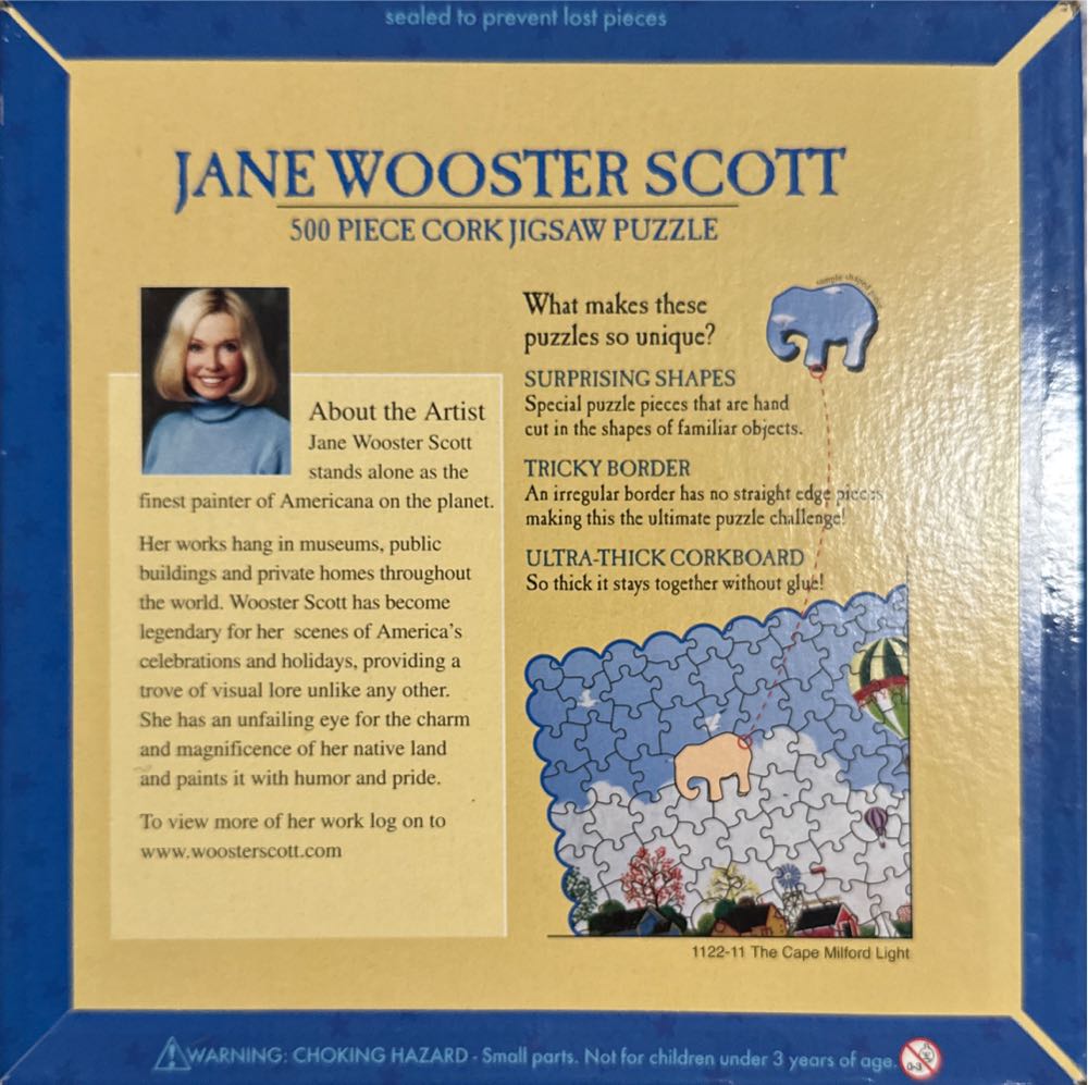 The Cape Milford Light - Ceaco puzzle collectible [Barcode 021081011228] - Main Image 2