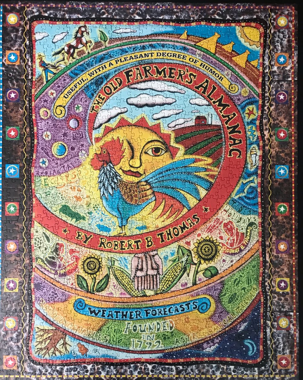 THE OLD FARMER’S ALMANAC Everything Under the Sun-KIM* - White Mountain Puzzles puzzle collectible [Barcode 724819254293] - Main Image 2