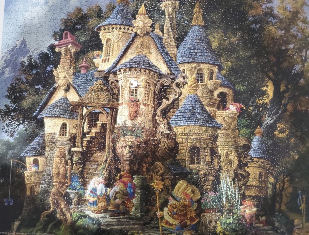 College Of Magical Knowledge - SunsOut puzzle collectible [Barcode 796780675506] - Main Image 3