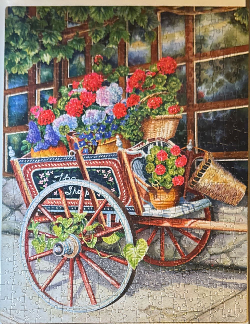 Peddlin’ Posies - Cardinal puzzle collectible [Barcode 430000641994] - Main Image 2