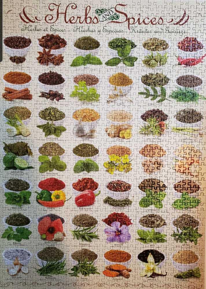 Herbs and Spices - Eurographics puzzle collectible - Main Image 2