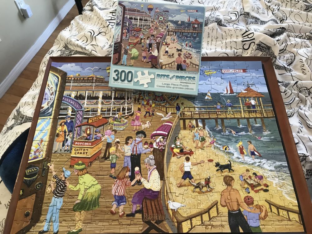 Ice Cream On The Boardwalk Annie H  - Bits & Pieces puzzle collectible [Barcode 192949008091] - Main Image 2