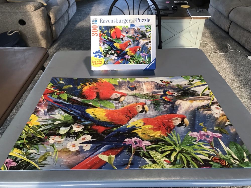 Tropical Birds - 153, 9/7/21-SOLD - Ravensburger puzzle collectible [Barcode 4005556135349] - Main Image 2