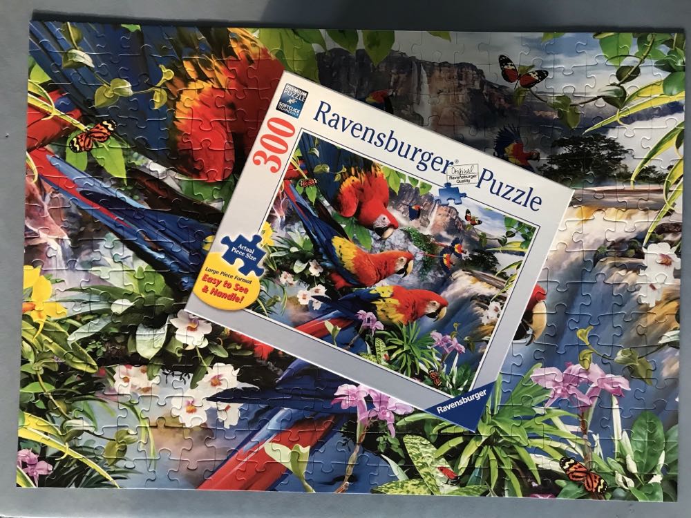 Tropical Birds - 153, 9/7/21-SOLD - Ravensburger puzzle collectible [Barcode 4005556135349] - Main Image 3