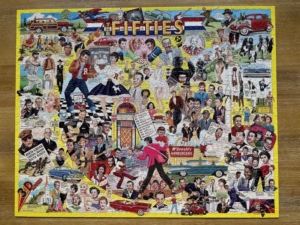 The Fifties - White Mountain 🇺🇸 puzzle collectible [Barcode 724819248162] - Main Image 2