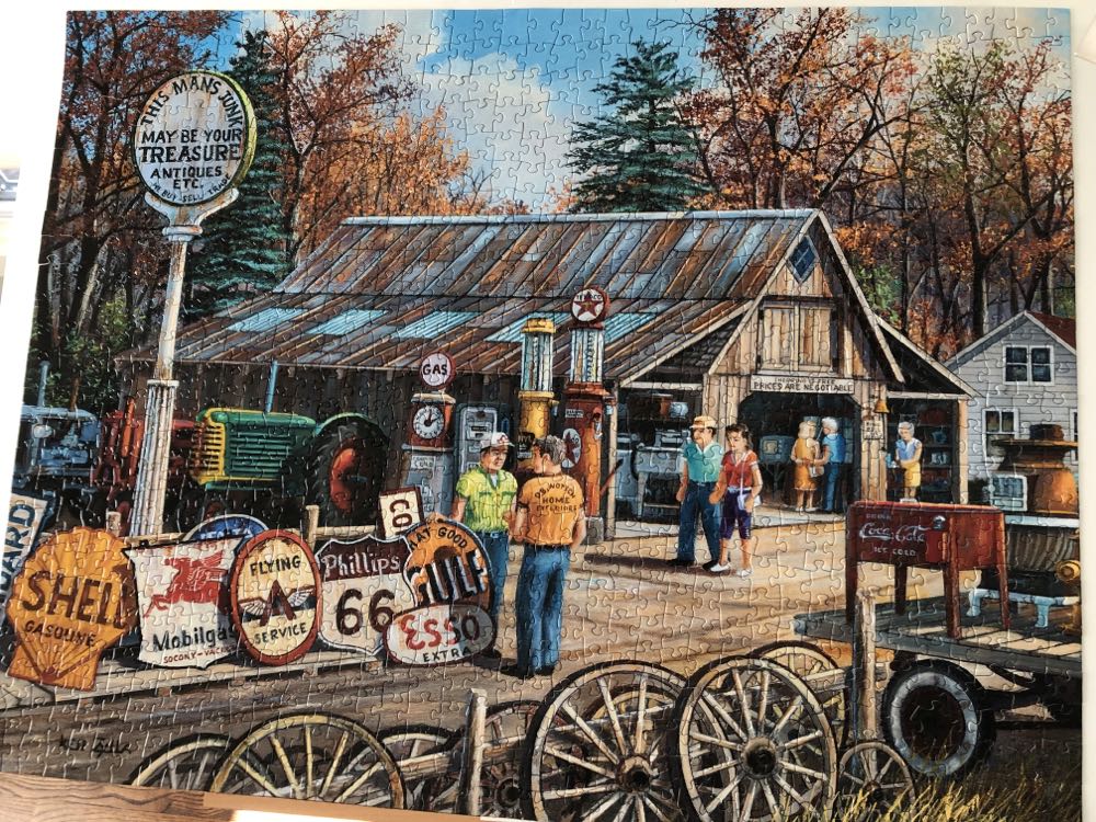 Signs Of The Times - SunsOut puzzle collectible - Main Image 2