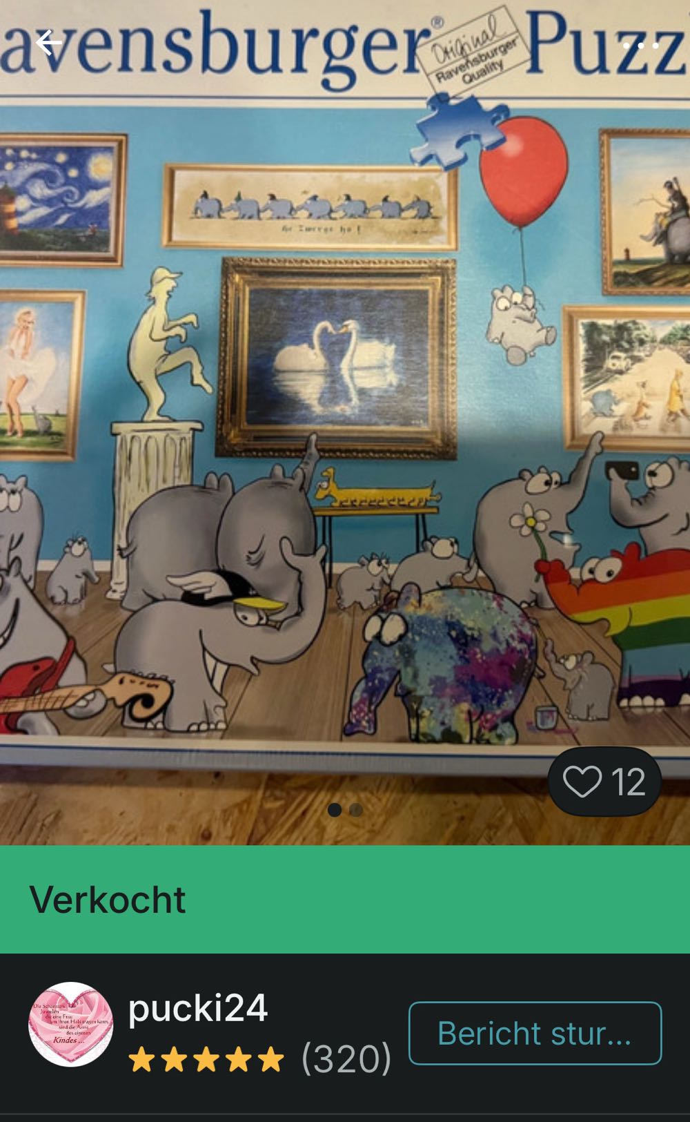 Keep Ottifanten Museum - Ravensburger puzzle collectible [Barcode 4005556889259] - Main Image 4