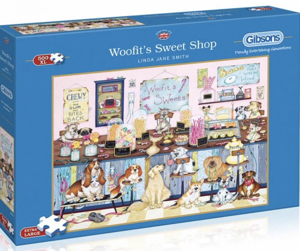 Woofit’s Sweet Shop - Gibsons puzzle collectible [Barcode 5012269062335] - Main Image 4