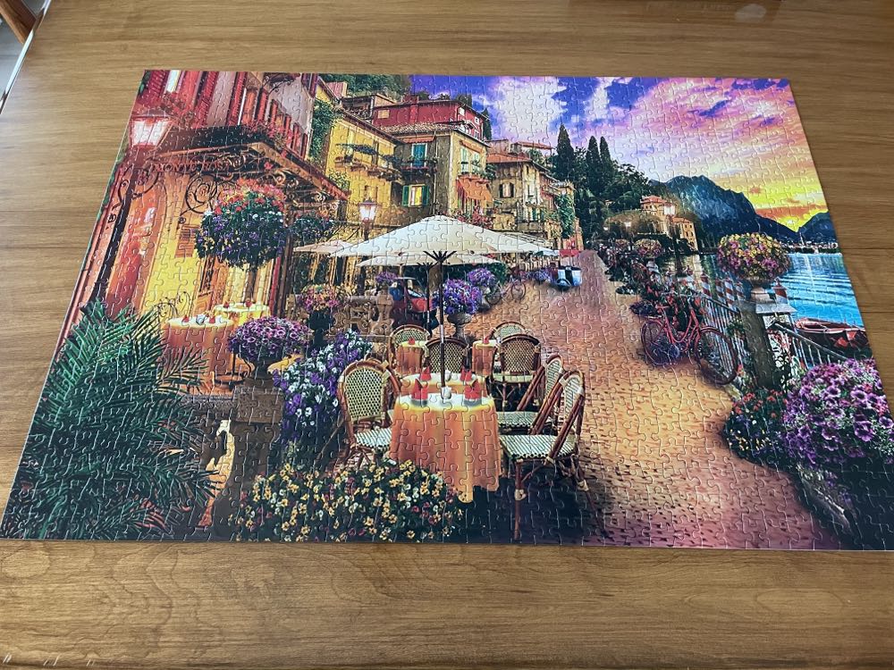 Lake Como Landscape 🇮🇹 - Huadada 🇨🇳 puzzle collectible [Barcode 6971131493985] - Main Image 2