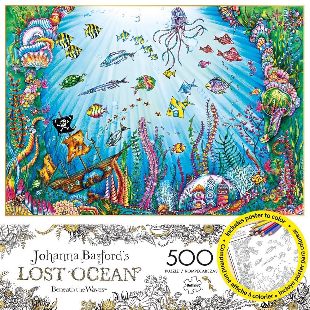Lost Ocean : Beneath the Waves* - Buffalo Games puzzle collectible [Barcode 079346038459] - Main Image 2