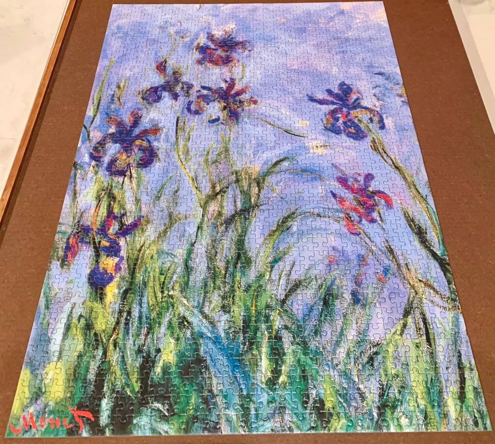 Irises - Framed - Eurographics puzzle collectible [Barcode 628136620345] - Main Image 2