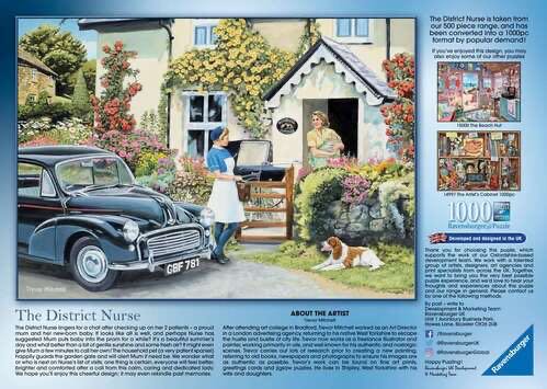 Happy Days At Work #2 The District Nurse - Ravensburger puzzle collectible [Barcode 4005556164165] - Main Image 2