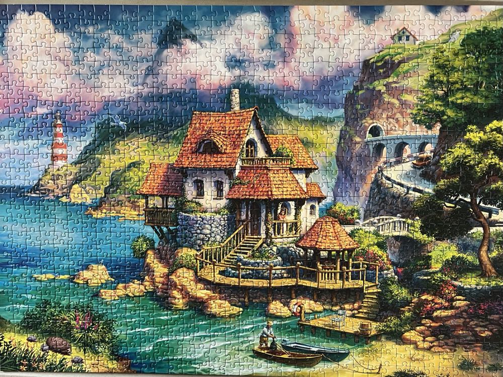 The Cliff House - SOLD - Ravensburger puzzle collectible [Barcode 4005556152735] - Main Image 2