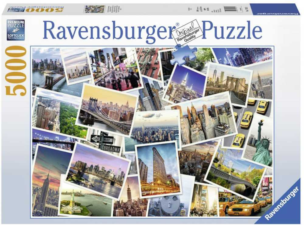 New York- The City Never Sleeps - Ravenburger puzzle collectible [Barcode 4005556174331] - Main Image 2