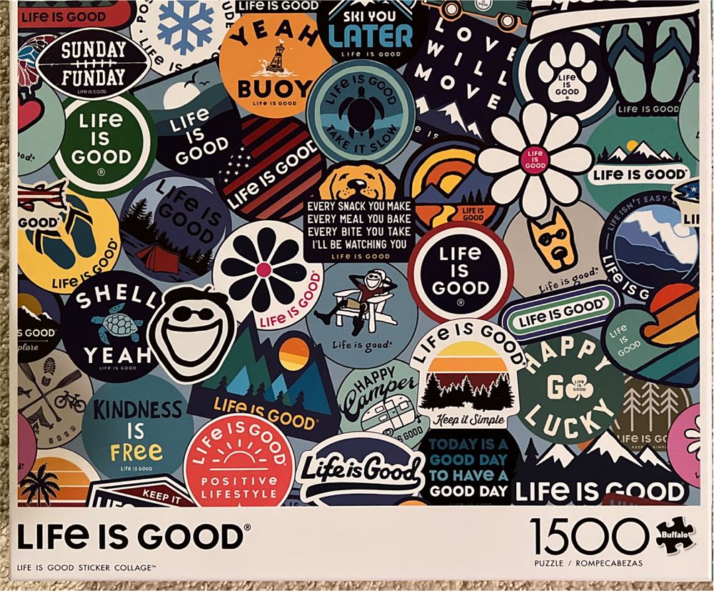 Life Is Good  - Buffalo Games puzzle collectible [Barcode 079346024469] - Main Image 2