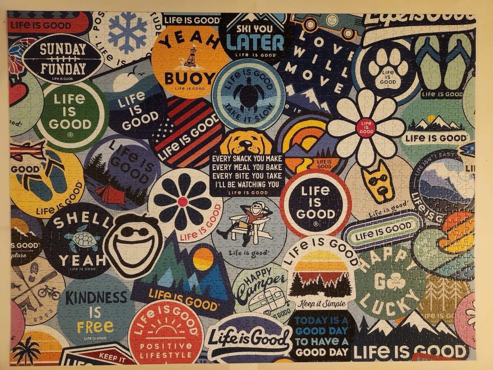 Life Is Good  - Buffalo Games puzzle collectible [Barcode 079346024469] - Main Image 3