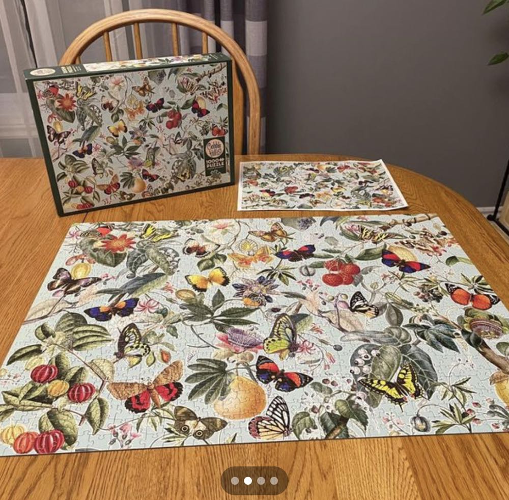 Fruit And Flutterbies (NIB) NFT - Cobble Hill puzzle collectible [Barcode 625012801966] - Main Image 2